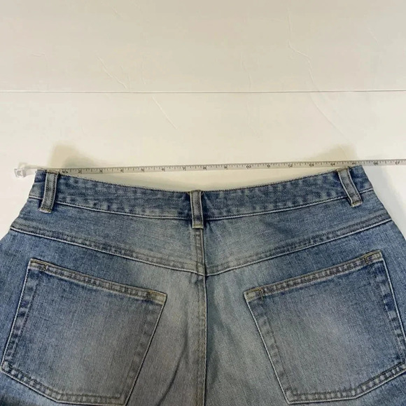 Newport News jeanology collection Denim shorts Jean shorts Vintage Size 12 - Picture 5 of 8